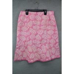 Sigrid Olson Mermaid Hem Linen Blend Skirt-Size 8-Cottagecore